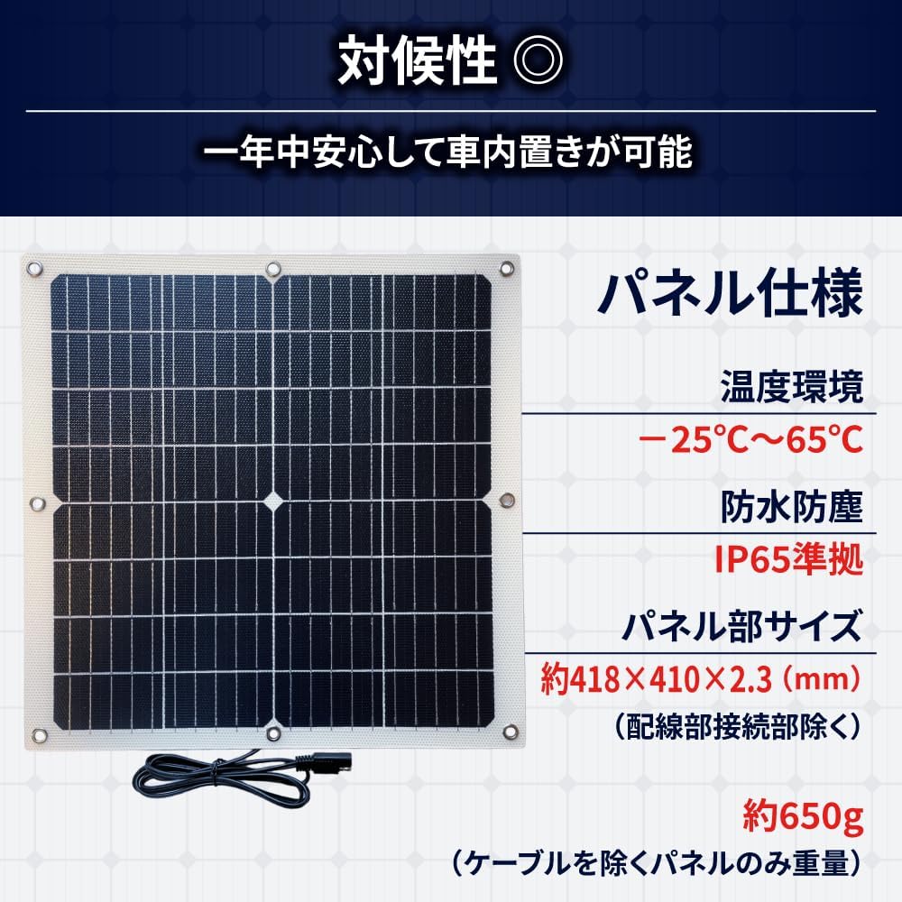 OptiMateソーラーパルス30W /OBDII・ワニ口クリップケーブル、オプティ